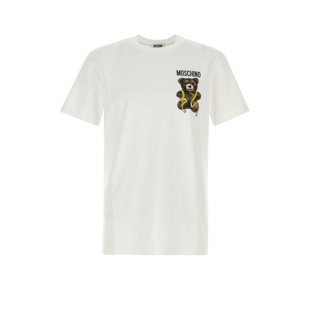 Moschino Men White Cotton T-Shirt
